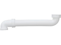 Spültisch-Raumsparablaufbogen Weiss 44,8 mm (G 1 1/2)