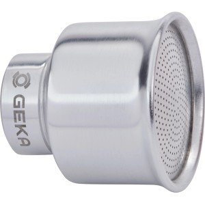 Geka Gießgerät Plus Soft Rain, metallo argentato con fori sottili per getto d'acqua delicato.