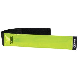 Bande réfléchissante LED jaune Abus Lumino ActiveBar pour vélos, pour une sécurité routière accrue.