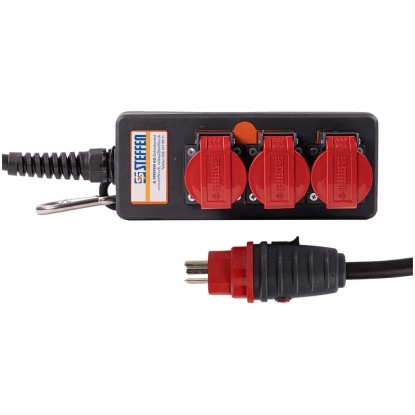 Steffen Industriesteckdosenleiste Professional GdV 3 x T25 quer