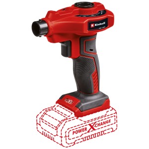 Einhell CE-AP 18 compressore/pompa ad aria a batteria, rosso/nero, per auto/bici, palloni, materassini.