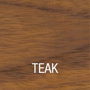 Échantillon de couleur : Bois couleur teck traité avec l’huile de teck Bondex.