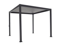 Colibri Pergola Aluminium Anthrazit Lamellen schwenkbar 2,5 x 3 x 3 m