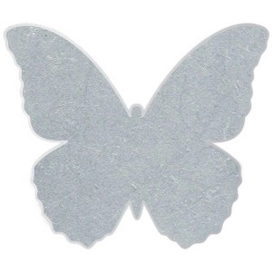 D-c-fix Tischdeckenbeschwerer in Schmetterlingsform, silberfarben.