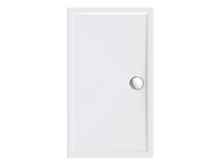 Piatto doccia in acrilico Teso Bianco (HxLxP) 140 x 80 x 2,5 cm
