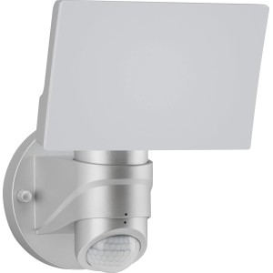 Faretto LED da esterno Telefunken con sensore di movimento, 1600 lm, argento.