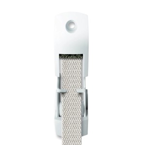 Schellenberg guide-sangle/joint anti-courant d'air Duo, blanc, 14 mm, pour enrouleur de volet.