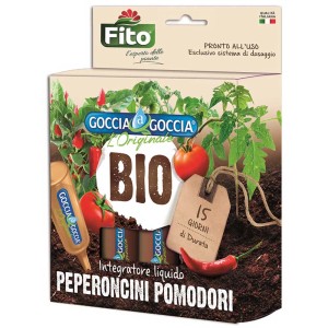 Fito engrais liquide tomates et poivrons, 5 ampoules pour une récolte abondante.