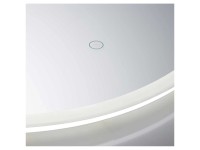 Diaqua® LED-Wandspiegel Lures Aluminium Ø 60 cm Diaqua® LED-Wandspiegel Lures Aluminium Ø 60 cm