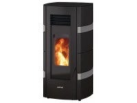 Justus Pelletofen Sia conStone Beton Korpus Schwarz 2,4 - 8 kW