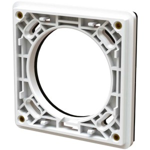 Telaio di montaggio a incasso Exo IP55 bianco per interruttori e prese.