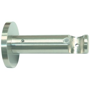 Gardinia Träger Memphis, offen, Edelstahloptik, 7,5 cm für Stilgarnituren.