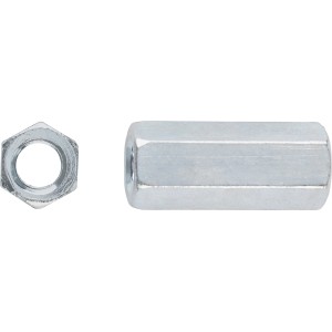 Écrou de raccordement M14 x 50 mm Acier galvanisé à chaud 1 pc