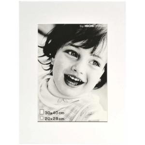 Passepartout bianco 21x30 cm per cornici, ideale per valorizzare le foto.