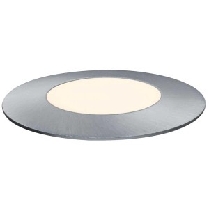 Faretto da incasso a LED Paulmann Floor Mini, colore argento per illuminazione esterna.