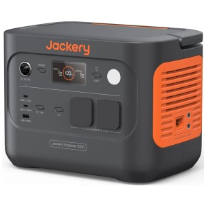 Jackery Explorer 1000 V2 Power Station avec batterie LiFePO4, ports USB et AC.