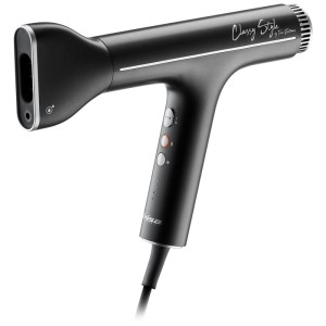Sèche-cheveux Trisa Classy Style anthracite : Appareil de soin capillaire avec technologie ionique.