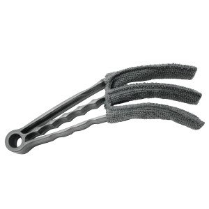 Spazzola per la pulizia Gardinia, 20x8cm, grigia, per persiane, condizionatori e radiatori.