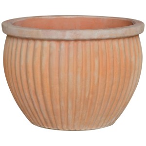 Vaso per piante Argilla Terracotta Naturale Ø 43 x 30 cm