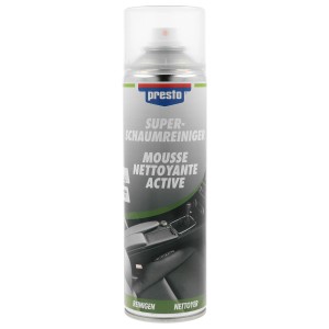 Presto Super Nettoyant Mousse en spray 500ml pour l'entretien auto.