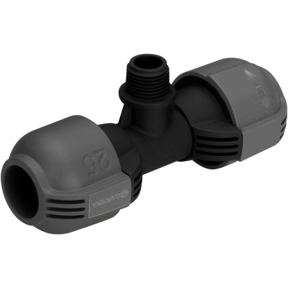 Gardena Raccordo a T 25 (1") x 13 mm filettatura esterna (1/2")
