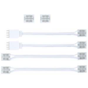 Paulmann MaxLED COB Connector Set: connettori luce, connettori cavo COB e a 5 pin per strisce LED.