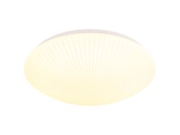 Globo LED-Deckenleuchte Patricia Metall Weiss Ø 35 cm / 24 W