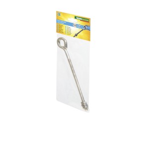 Windhager vite a occhiello in acciaio inox, lucida, per fissaggio tenda da sole.