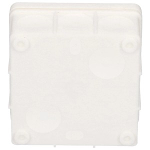 Boîte de dérivation AP blanche IP65, 75x75x36mm, pour programmes d'interrupteurs en saillie.