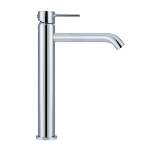 Miscelatore lavabo baliv WT-651 cromato con bocca alta, ideale per lavabi senza fori.