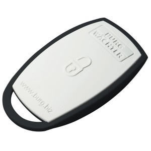 Burg-Wächter Aktivtransponder ENTRY SE-KEY 7713 in Weiß/Anthrazit für Türsicherung.
