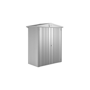 Abri de jardin métallique Biohort Europa, argent métallisé, 1.3 m²: Abri robuste pour jardin et outils.