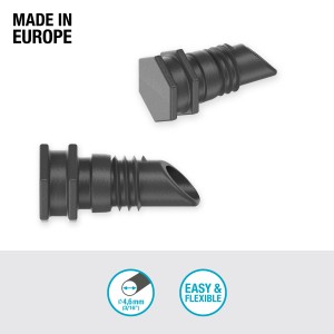 Gardena Tappo di chiusura 4,6 mm (3/16") per Micro-Drip-System, set da 10.