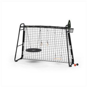 Exit Toys GetSet Monkeybar MB305 con altalena, anelli ginnici, sbarra orizzontale e canestro da basket.