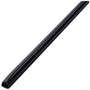 Goulotte de câble Cablefix noire autocollante, 1 m de long, lot de 3 pièces.