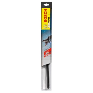 Essuie-glace Bosch Aerotwin Single AR24U dans son emballage, pour une vision claire par tous les temps.