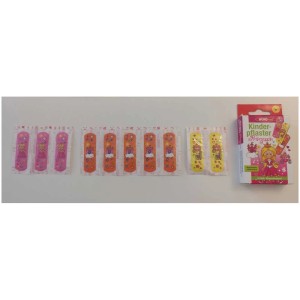Wundmed Kinderpflaster Prinzessin, 10 Stk. mit verschiedenen Motiven, zur Versorgung kleiner Wunden.
