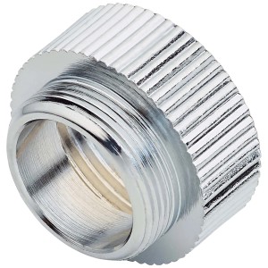 Adaptateur chromé M22 x 24,1 mm (G 3/4) pour robinets.