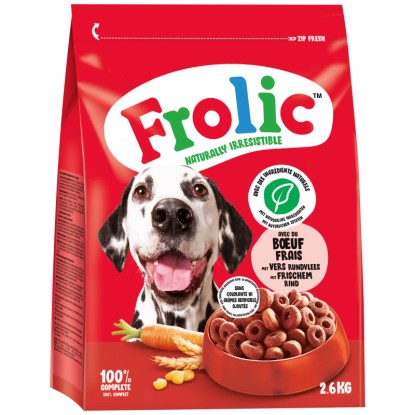 Frolic Complete Alimento secco per cani manzo 2,6 kg
