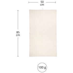 Torchon de cuisine naturel I Am Creative (50x85 cm) en coton pour peindre, broder et imprimer.