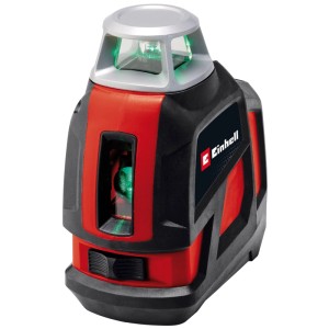Einhell TE-LL 360 G Kreuzlinienlaser für präzises Ausrichten mit grünen Laserlinien.