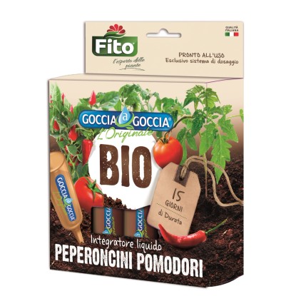 Concime liquido Fito Goccia a Goccia Bio peperoni e pomodori 5 x 32 ml