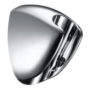 Support mural Hansgrohe Porter C, support de douche chromé pour ensembles de douche.