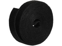 Rotolo di velcro biadesivo Nero 3 m