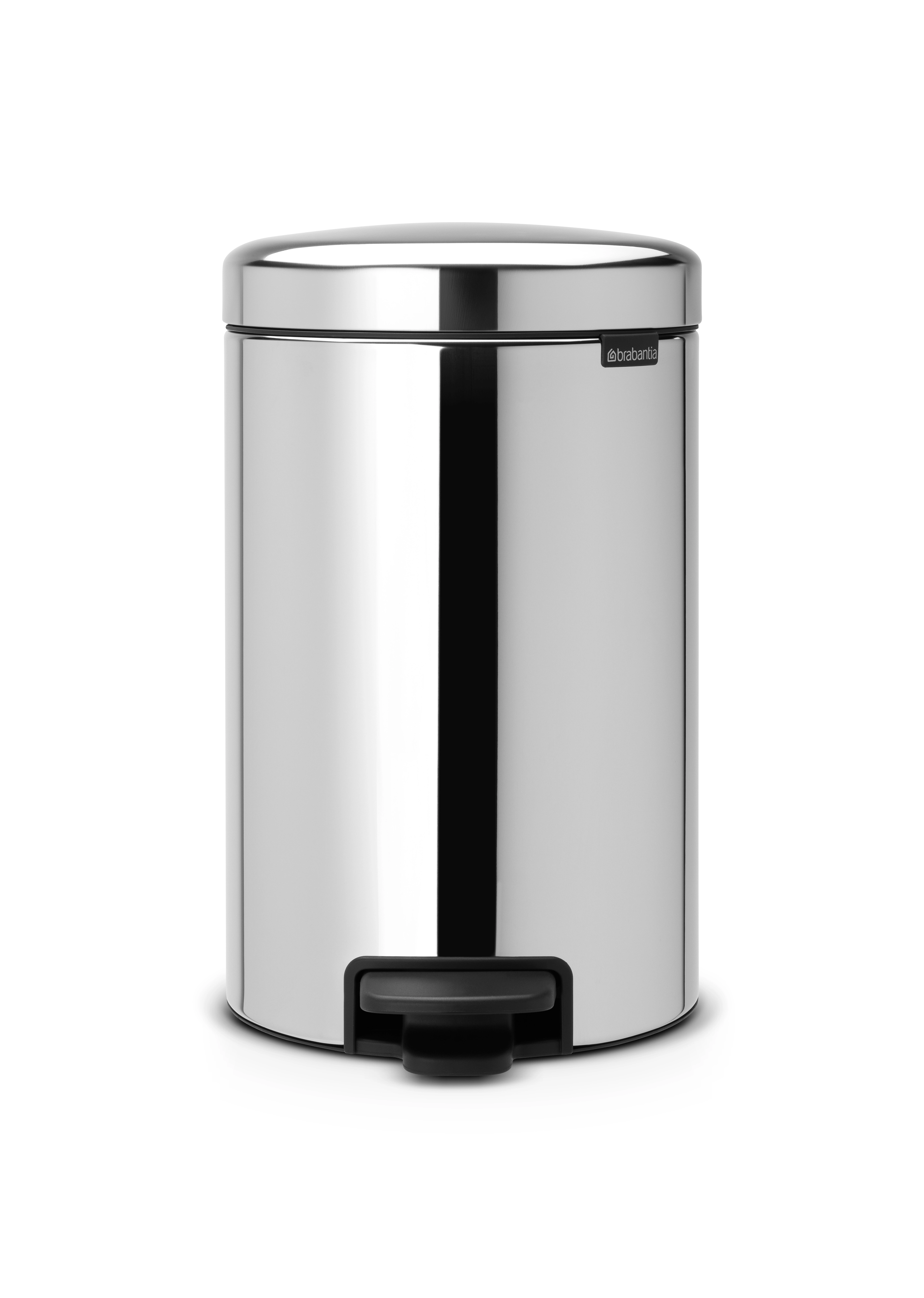 Brabantia Pattumiera a pedale NewIcon Brilliant Steel 12 l