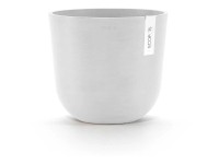 Ecopots Pflanztopf Oslo Weiss Ø 25 cm / Höhe 21,8 cm