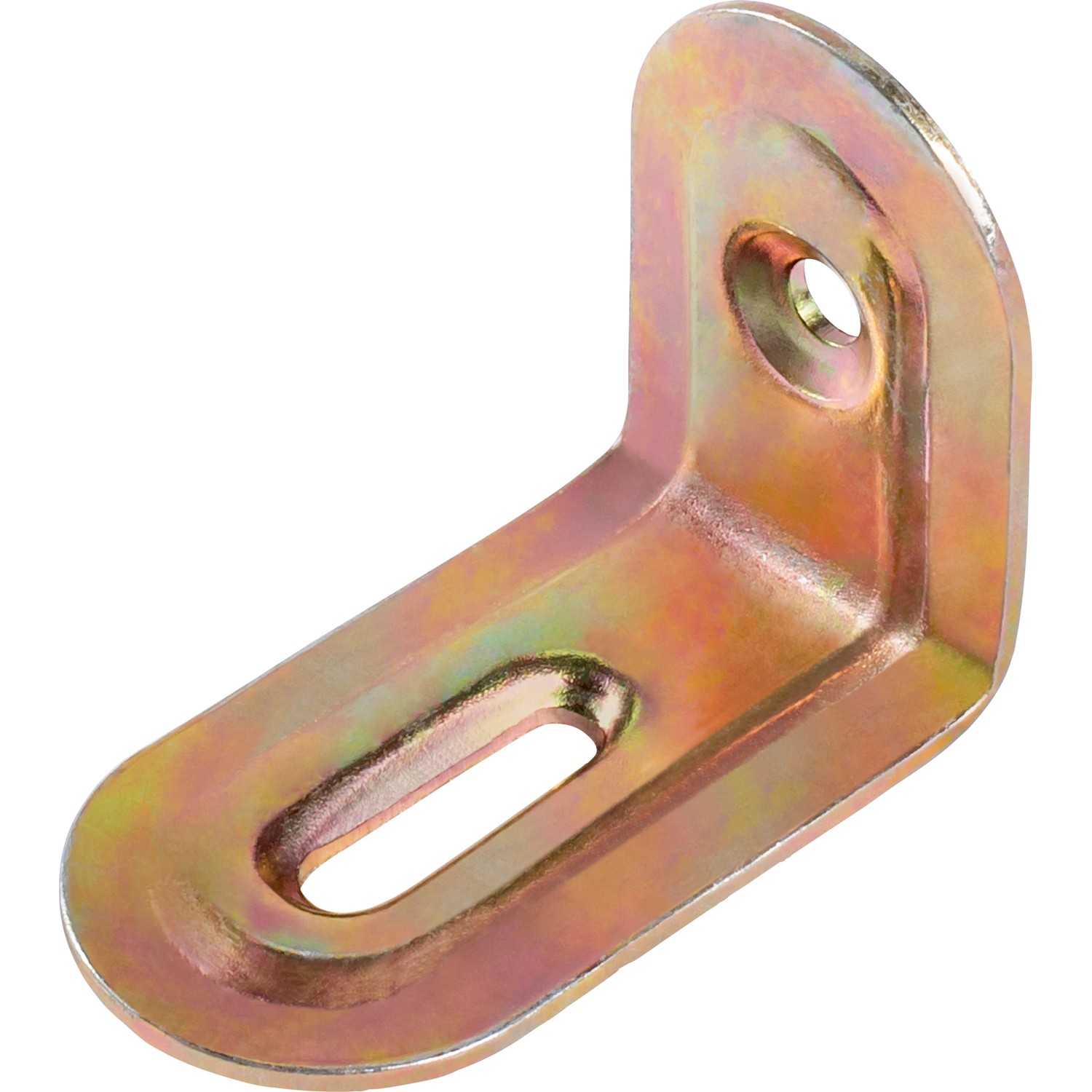 Équerre de réglage galvanisée Jaune (HxlxP) 39 x 28 x 22 mm