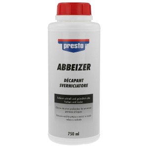 Presto Abbeizer 750ml Flasche zum Entfernen alter Farb- und Lackschichten.
