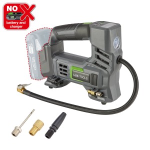Compresseur sans fil LUX 1PowerSystem A-LP-20 Solo (sans batterie) avec accessoires.