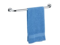 Wenko Badetuchstange Basic Edelstahl glänzend rostfrei 60 cm